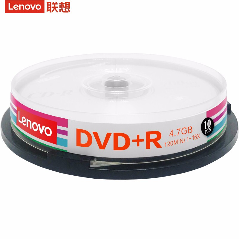 光盘 联想/LENOVO DVD+R 16倍 DVD+R 4.7GB 10片