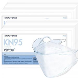 医用防护口罩 海氏海诺  医用防护口罩 耳戴式 国标 KN95 成人 白色 1只 1包