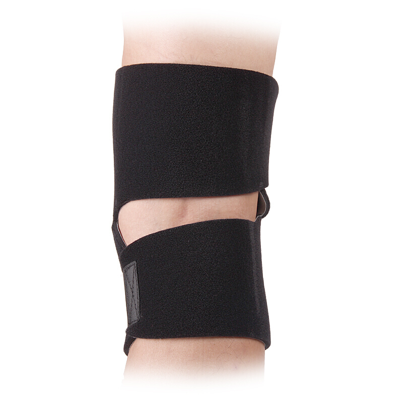 保健护具护腰膝腿迈克达威mcdavid护膝专业防护足球橡胶成人黑色