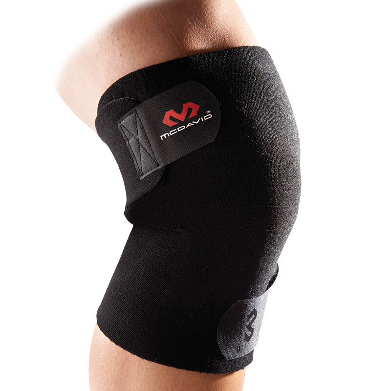 保健护具(护腰/膝/腿) 迈克达威/McDavid 护膝 专业防护 足球 橡胶 成人 黑色
