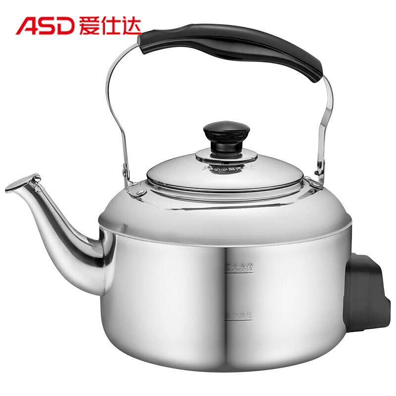 电水壶电热水瓶爱仕达asdhs05a1wg银色4l以上