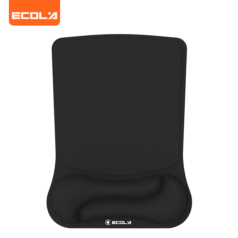 鼠标垫 宜客莱/ECOLA EZ2BK 小垫 黑色 橡胶
