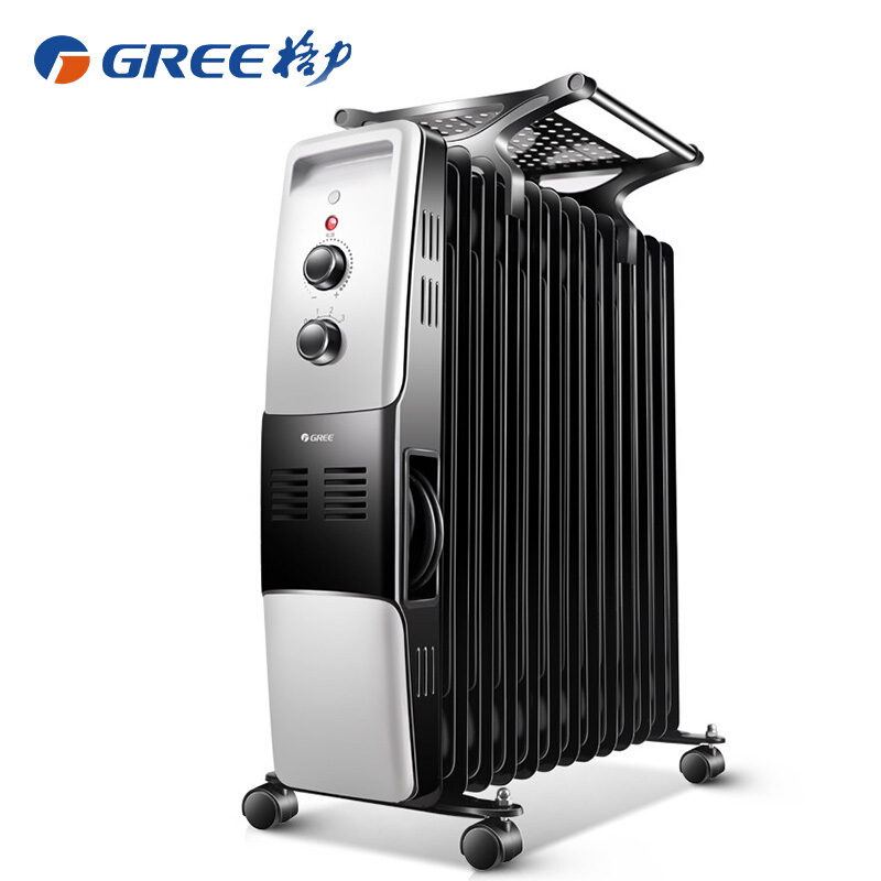 取暖器 格力/GREE NDY07-X6021 机械式 3档 11㎡(含)-20㎡(含) 黑色
