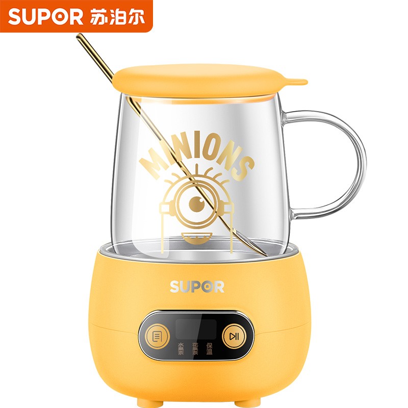 电水壶/电热水瓶 苏泊尔/SUPOR SW-04Y22C 黄色 高硼硅玻璃 0.4L