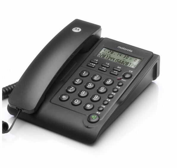 普通电话机 摩托罗拉/Motorola CT220C 黑色 有线 座式