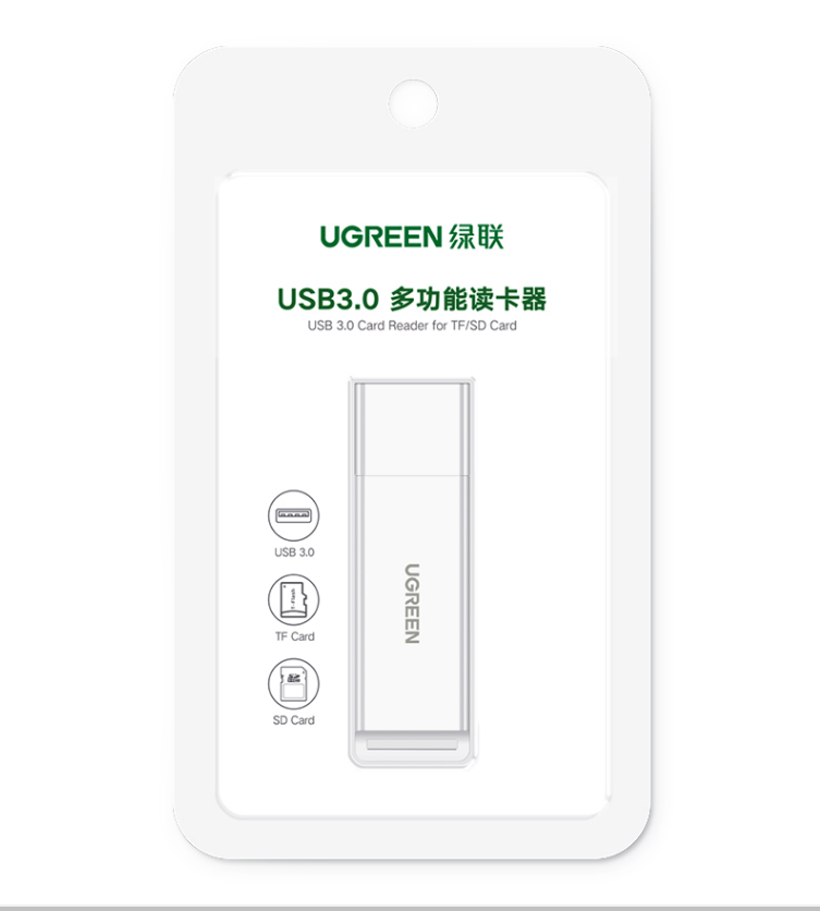 读卡器 绿联/UGREEN 40751 SD卡 USB 3.0