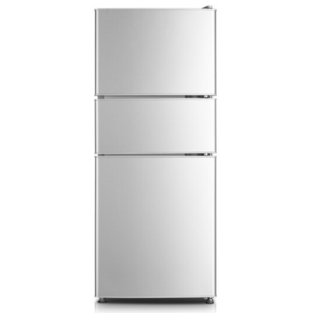 电冰箱 AUCSES BCD-60A138L3 三门 100L及以下 3级 机械控温 银色 直冷