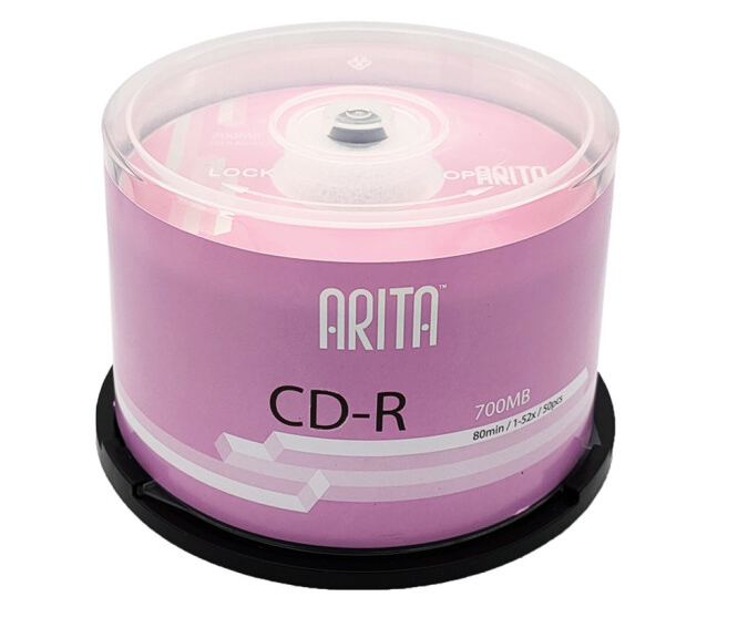 光盘 铼德/RITEK 铼德 CD-R 52 52倍 CD-R 700MB 50片