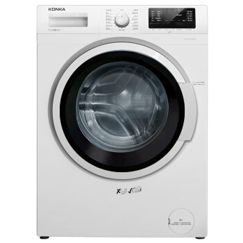 洗衣机 康佳/KONKA XQG80-B12282W 滚筒 8kg 变频（节能） 上排水