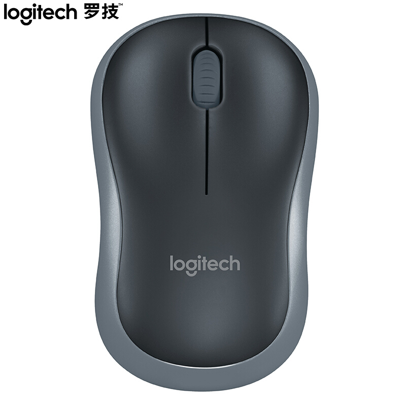 鼠标 罗技/Logitech M185 小鼠（≤100mm） 无线 黑色