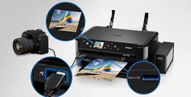 无需连接电脑 打印更简便 - Epson 墨仓式<sup>®</sup>L850产品功能
